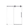 Frameless Single Sliding Shower Door With Clear Tempered Glass