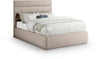 Adam - Linen Fabric Bed With 52" Headboard
