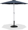 Fiji - Aluminum Patio Umbrella With Round Black And White Base
