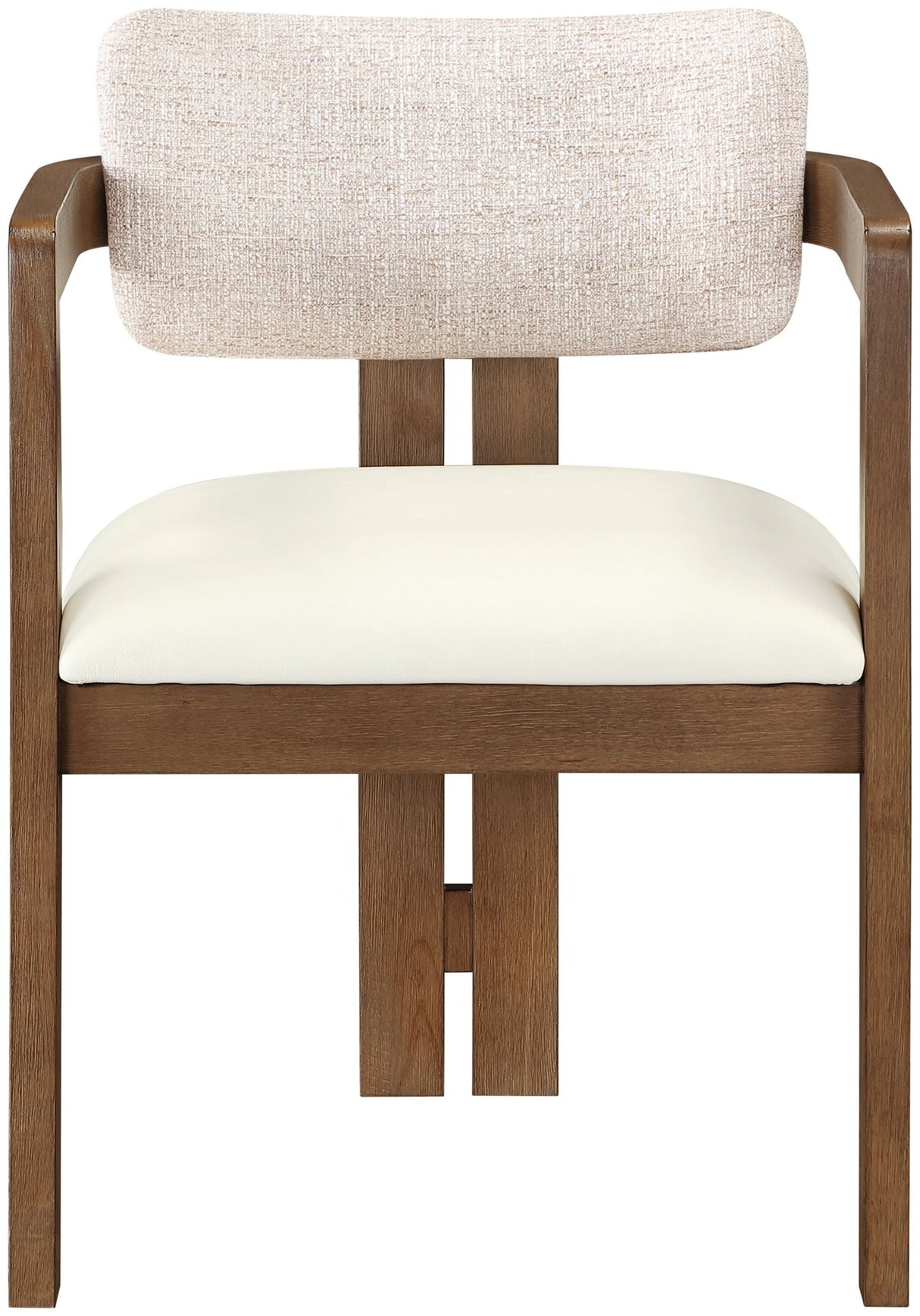 Ravina - Upholstered Dining Chair With Stained Brown Base (Set of 2)