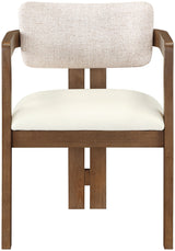 Ravina - Upholstered Dining Chair With Stained Brown Base (Set of 2)