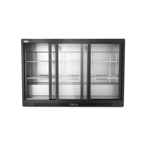 53 in. Three-Door Back Bar Refrigerator - 11.3 Cu Ft. BC-3DSL-BK