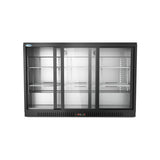 53 in. Three-Door Back Bar Refrigerator - 11.3 Cu Ft. BC-3DSL-BK