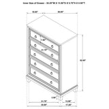 Wedner - 5 Drawer Chest - Oak