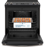 GE(R) 30" Slide-In Electric Convection Range with No Preheat Air Fry - (JS760FPDS)