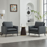 Nordic Retro Light Luxury Upholstered Sofa Chair