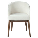 Rufina - Arm Chair (Set of 2) - Beige Linen & Walnut