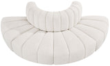 Arc - Boucle Fabric 4 Piece Modular Sofa