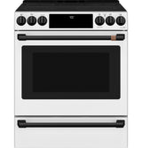 Caf(eback)(TM) 30" Smart Slide-In, Front-Control, Radiant and Convection Range - (CES700P4MW2)
