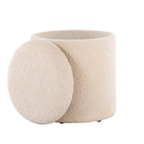 Tahoe - Storage Ottoman - Beige Wool
