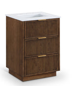 Willard - Engineered Stone And Solid Wood Bathroom Vanity