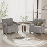 Modern Minimalist Leisure Armchair With L Shaped Armrests