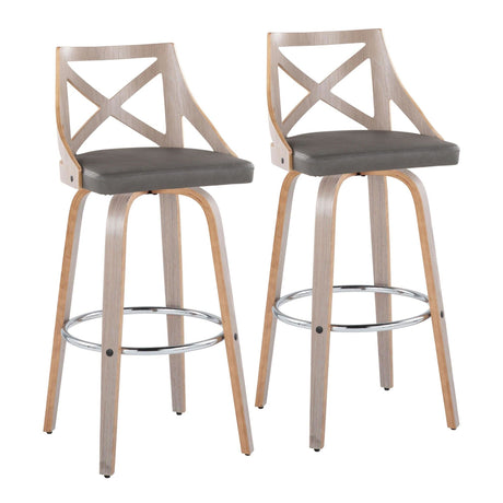 Charlotte - 30" Fixed-Height Barstool (Set of 2)