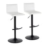 Mara - Adjustable Barstool (Set of 2) - Black Metal