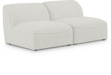 Miramar - 2 Seat Armless Modular Sofa
