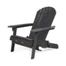 Zenithia - Outdoor Foldable Adirondack Chair With 2 Cup Holders