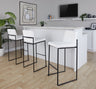 Fuji - Contemporary High Back Barstool Elegant Design