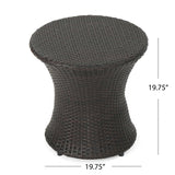 Thrive - Hourglass Rattan Table With No Glass Top
