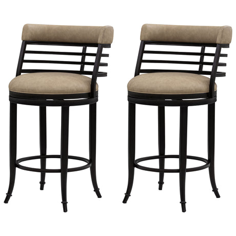 Telia - Upholstered Swivel Counter Height Barstool
