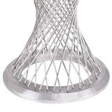 Calypso - Contemporary Dining Table Tempered Glass Top - Clear