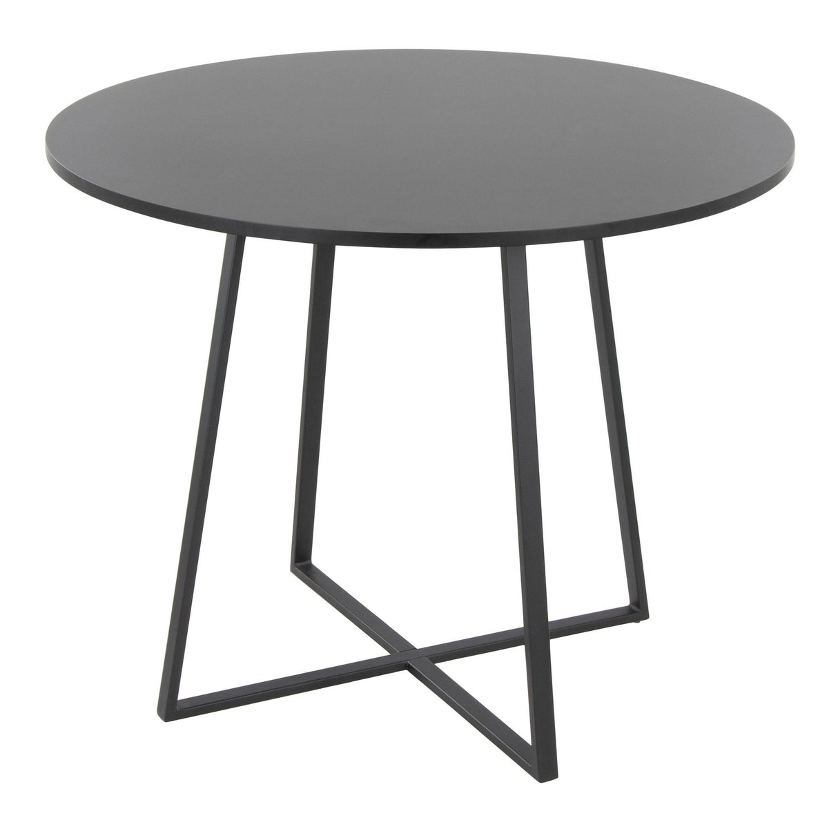 Cosmo - Canary Dining Table - Black Metal Base