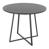 Cosmo - Canary Dining Table - Black Metal Base
