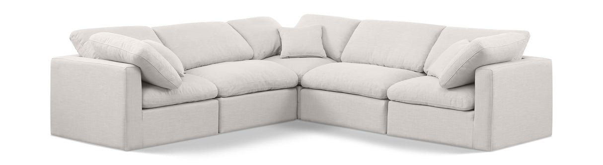 Indulge - Linen 5 Piece Modular Corner Sectional