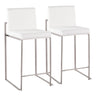 Fuji - Contemporary High Back Counter Stool, Functional Design