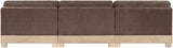 Turin - Chenille Fabric Upholstered Modular Sectional - Brown