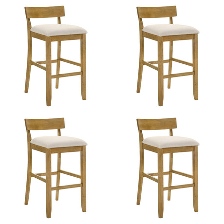 Merie - Modern Transitional Wood Bar Height Kitchen Bar Stool