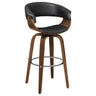 Swivel Bar Stool Elegant Design With Upholstery