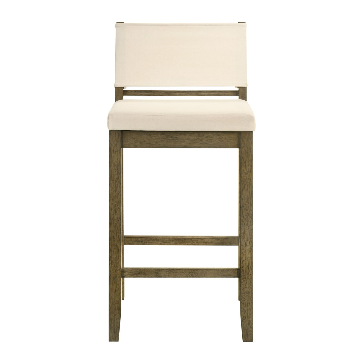 Yaneli - Contemporary Natural Wood Bar Height Kitchen Bar Stool