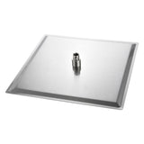 Modern 10" Square Rainfall Shower Head & Stainless Steel Wall Or Ceiling Mount Luxury Spa Shower Panel