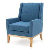 Modern Accent Chair With Padded Cushion Seat