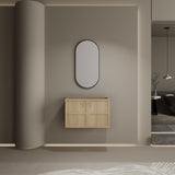 Modern Wall Mounted Bathroom Vanity With Soft Closing Doors