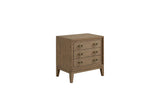 3 Drawer Nightstand With USB - Latte