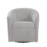 Oaklynn - Barrel Style Swivel Accent Chair