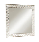 Nasa - Accent Mirror - Mirrored & Mother of Pearl