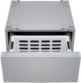 LG SIGNATURE WDP8S laundry pedestal angled view