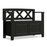 Amherst - Small Transitional Entryway Storage Bench