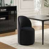 360 Degree Swivel Armless Dining Barrel Chair