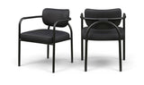 Serava - Vegan Leather Upholstered Dining Chair (Set of 2)