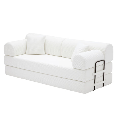 Convertible Sleeper Sofa Bed, Floor Lounge Couch For Living Room