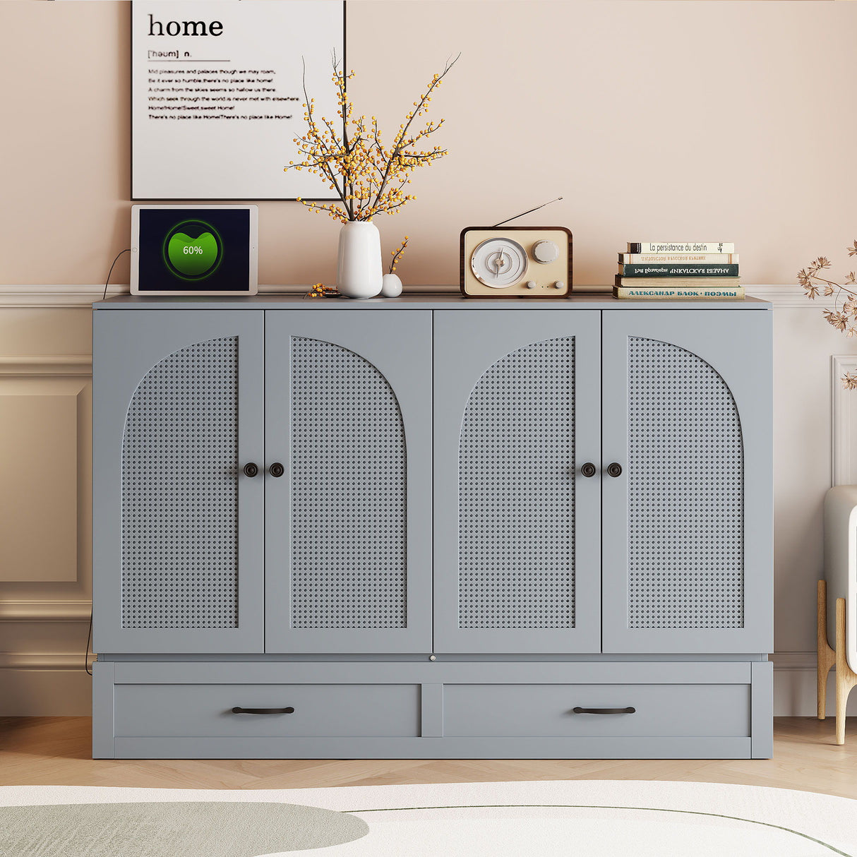 Murphy Bed With Large Drawers