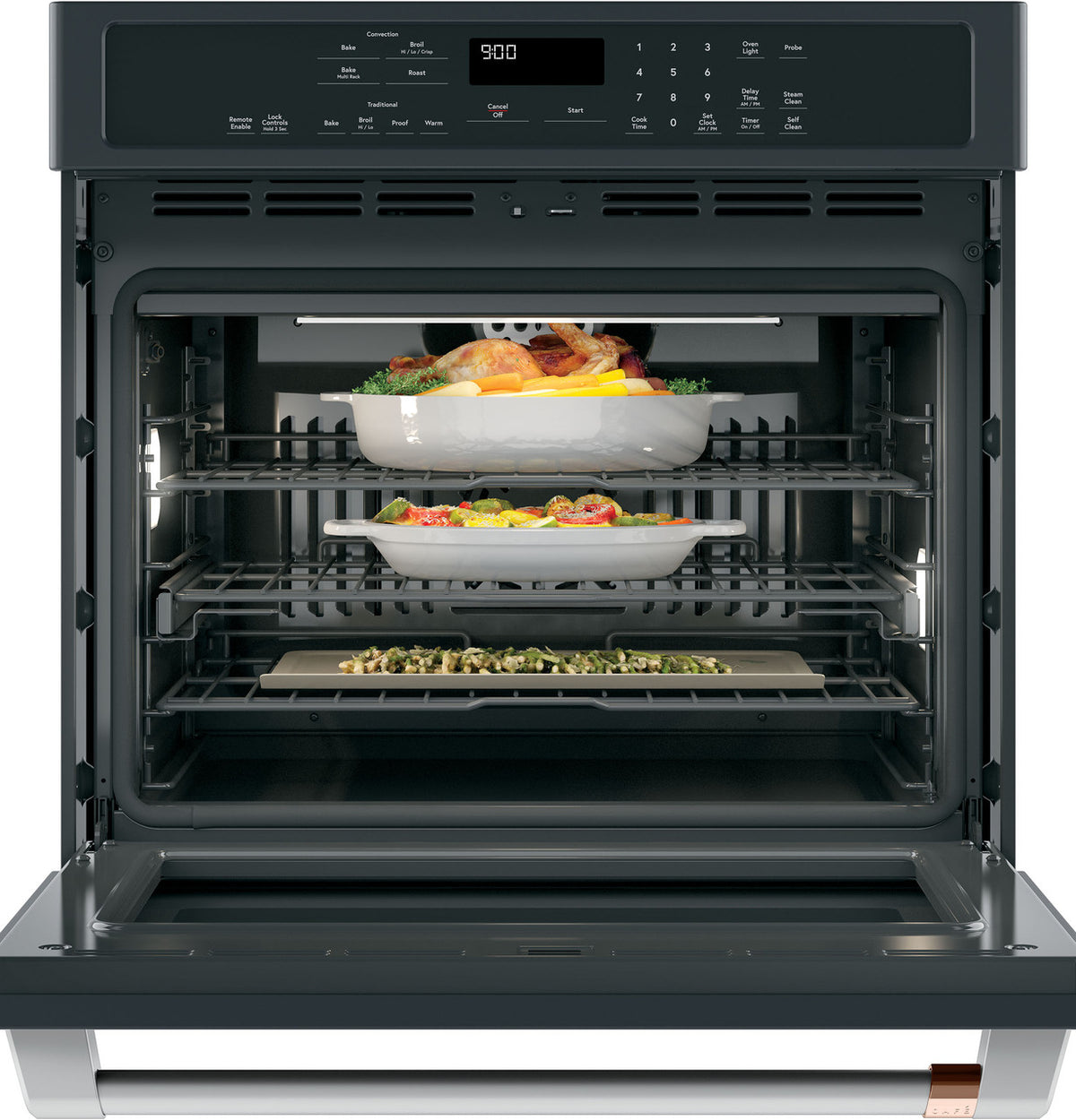 Café CTS90DP3MD1 30 inch Smart Single Wall Oven Matte Black view 3