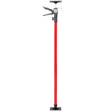 Adjustable Steel Support Pole System For Jacks And Drywalls With Carry Bag - Black / Red