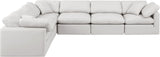 Indulge - Faux Leather 6 Piece Modular Corner Sectional