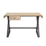 Danton - Executive Writing Desk - Gold Aluminum
