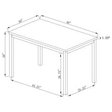 Rectangle Dining Table - Gray