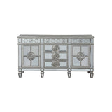 Varian - 36" Server - Mirrored & Antique Platinum